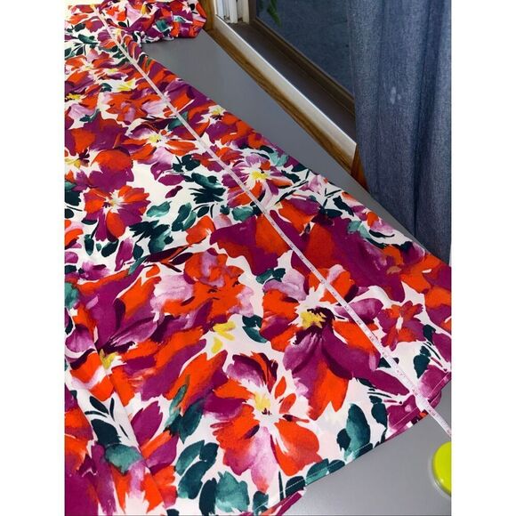 Center & main stroll in the park floral maxi dress size xl smocked balloon sleev - Picture 10 of 15